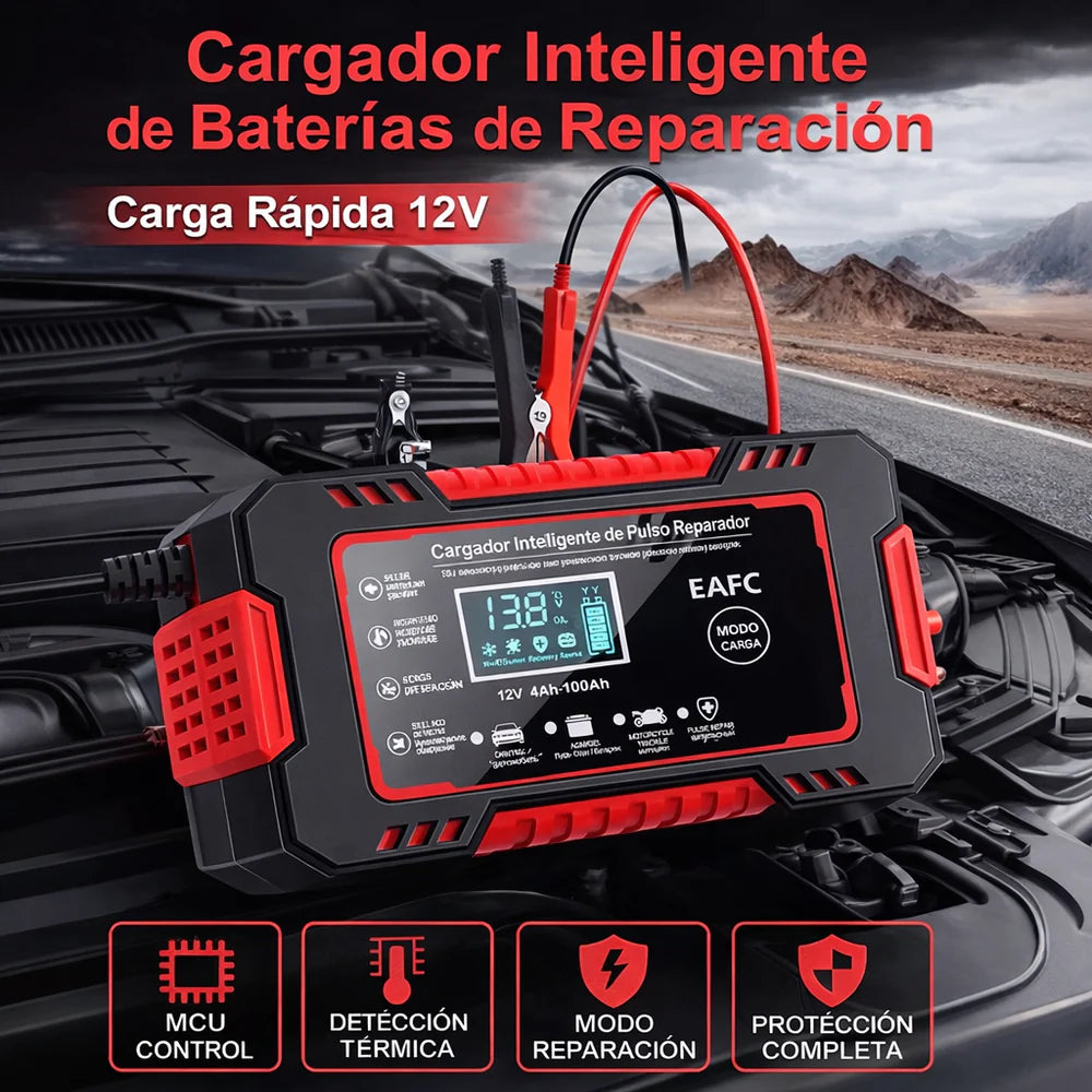 Cargador/Reparador Inteligente de Baterías