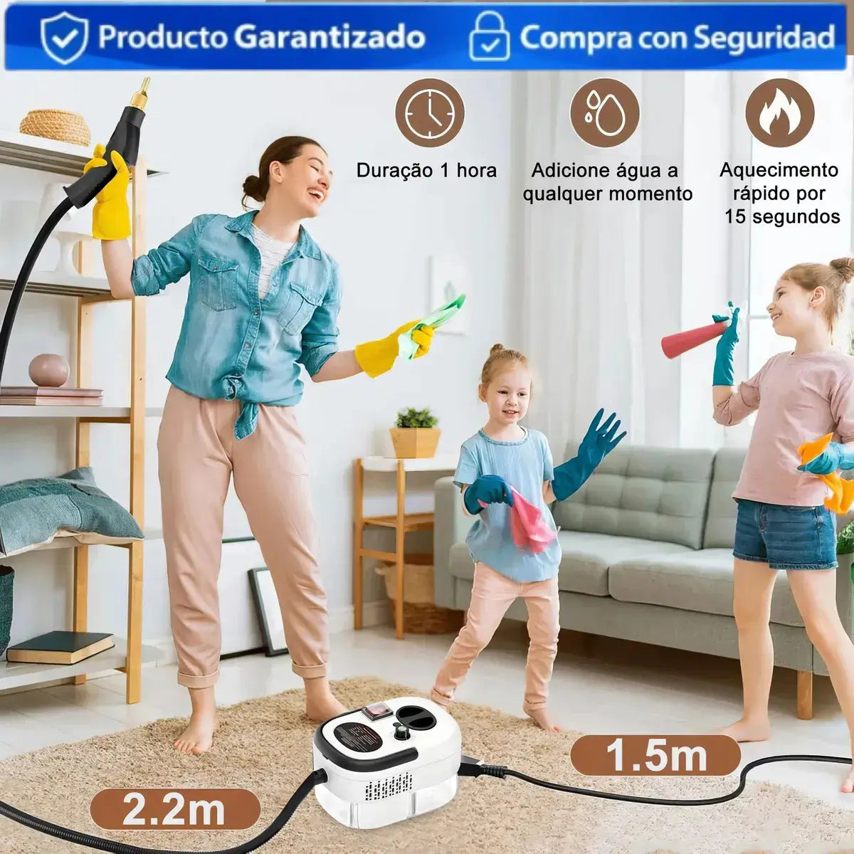 Limpiador a Vapor y Presion SteamForce