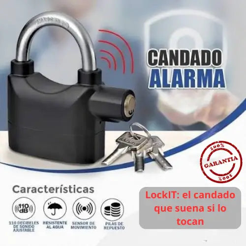 Candado con alarma LockIT
