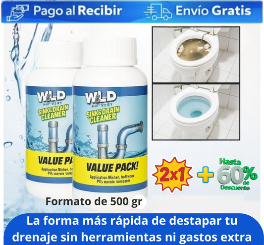 Destapacaños Wild Tornado 2x500gr