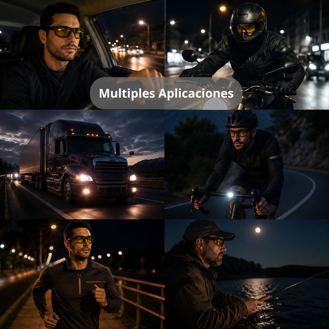 Lentes de Conducción Vision HD (Día/Noche)