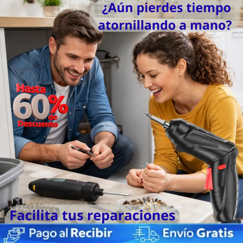Kit Destornillador Inalambrico Drillex
