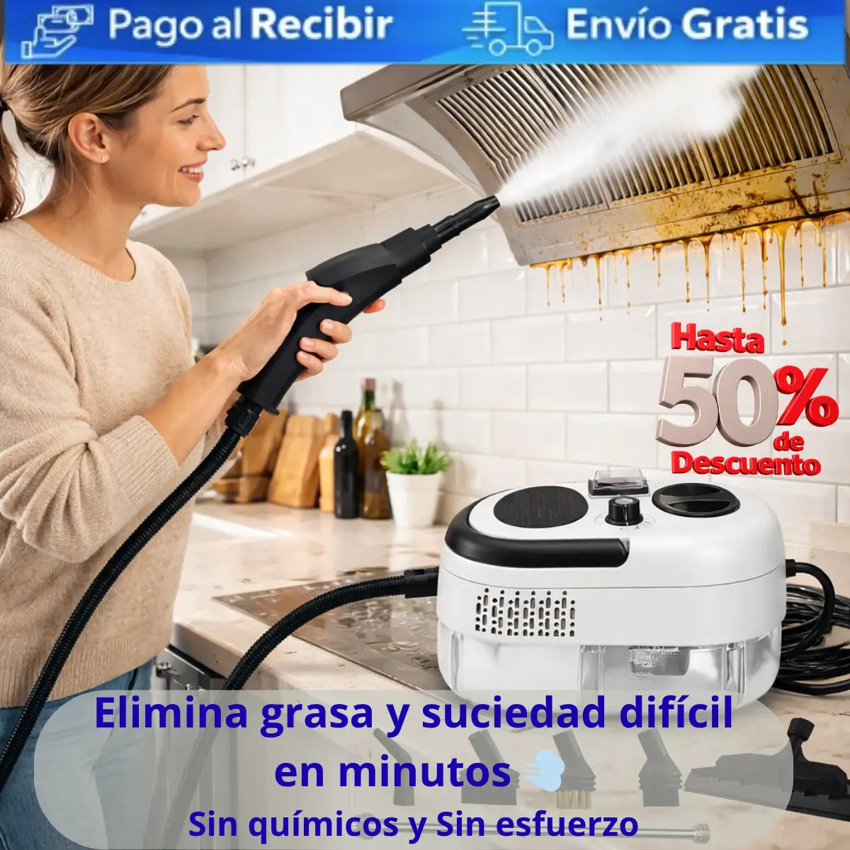 Limpiador a Vapor y Presion SteamForce