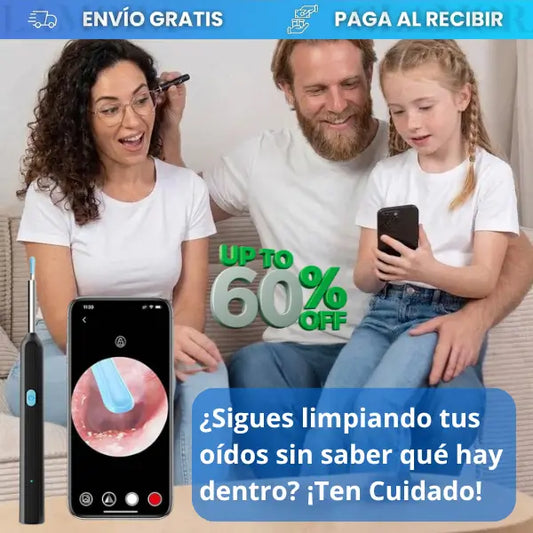 Limpiador y Visor de Oidos OtoView