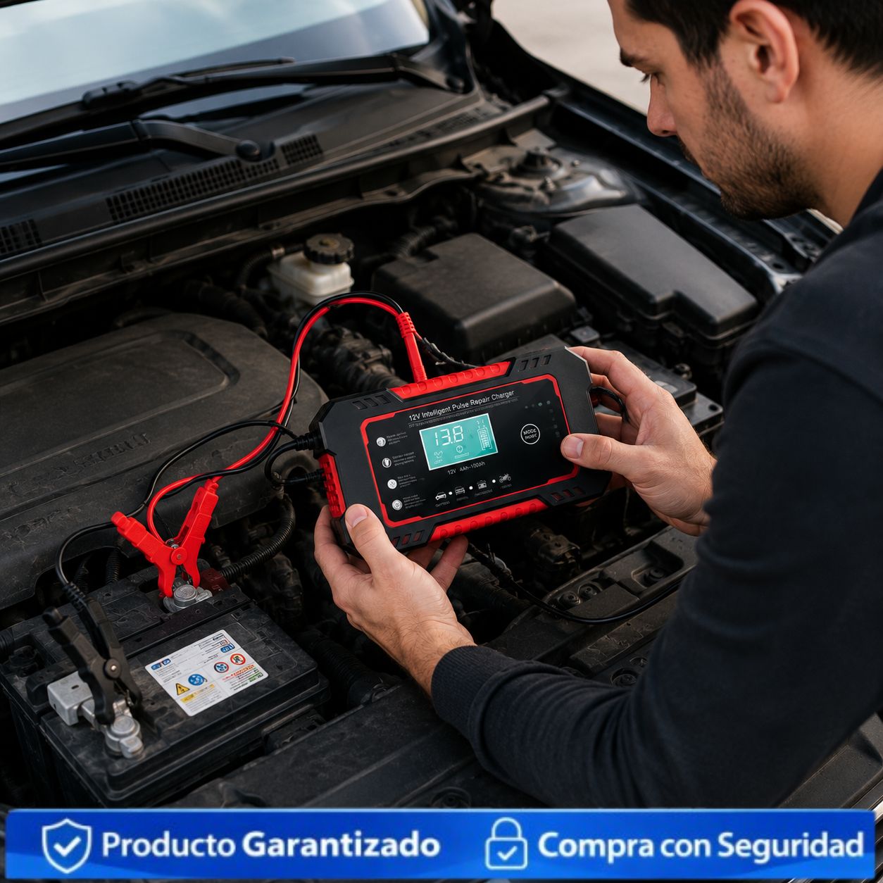 Cargador/Reparador Inteligente de Baterías