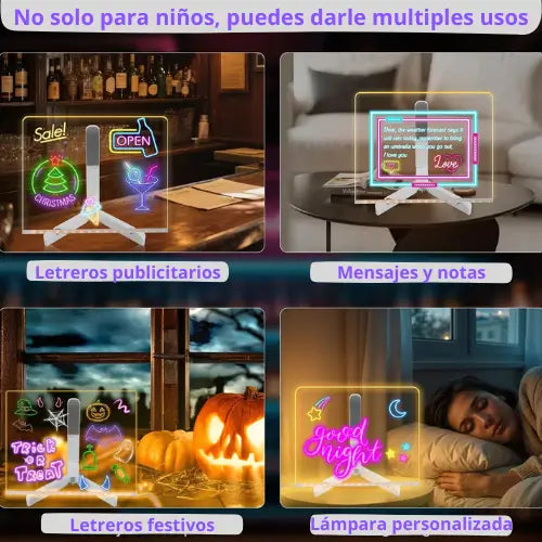 Pizarra LED Fomenta la Imaginación de Tus Niños