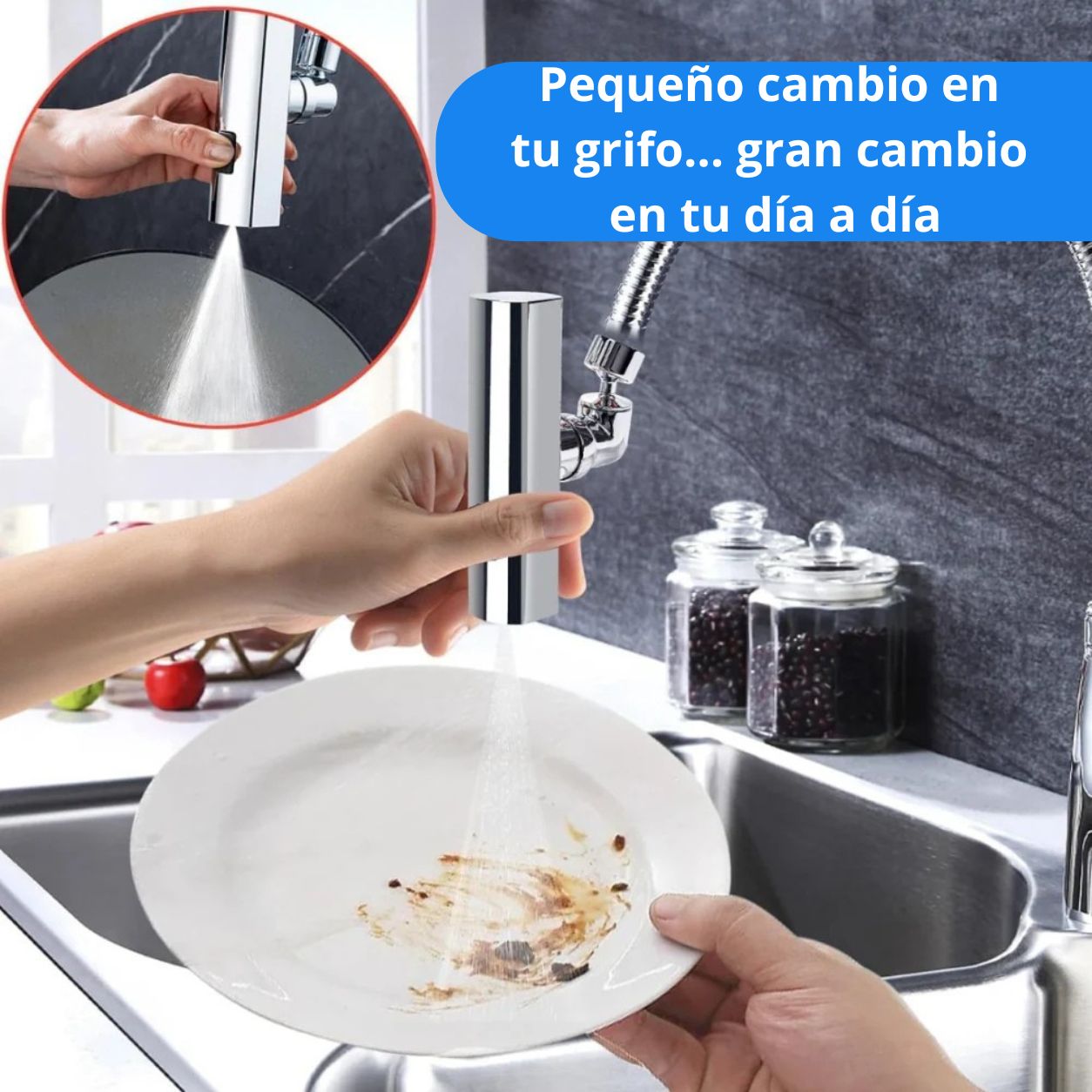 Extensor de Lavaplatos + Limpiaollas de Regalo