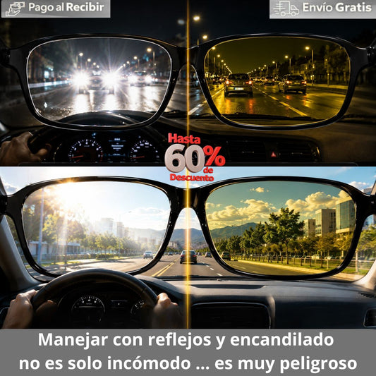 Lentes de Conducción Vision HD (Día/Noche)