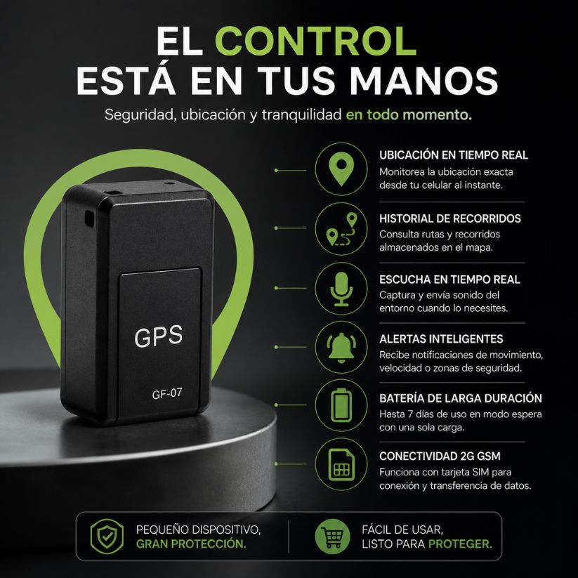 Rastreador GPS Mini Tracker