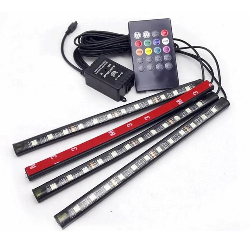 Luces Led Rgb 4 Tiras